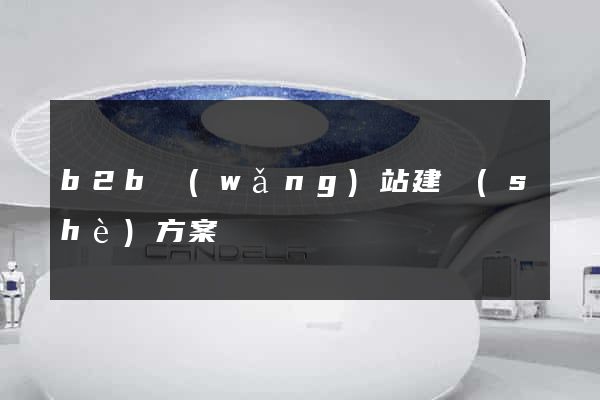 b2b網(wǎng)站建設(shè)方案
