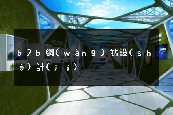 b2b網(wǎng)站設(shè)計(jì)
