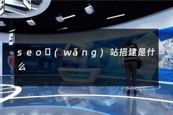 seo網(wǎng)站搭建是什么