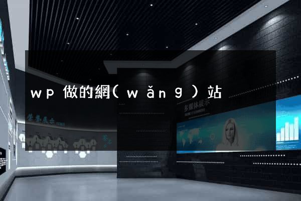wp做的網(wǎng)站