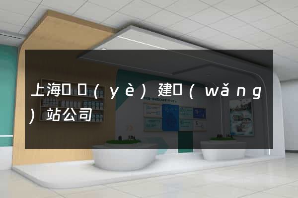 上海專業(yè)建網(wǎng)站公司