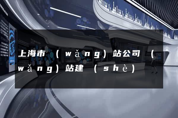上海市網(wǎng)站公司網(wǎng)站建設(shè)