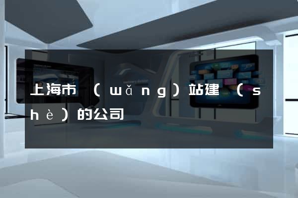 上海市網(wǎng)站建設(shè)的公司
