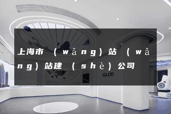 上海市網(wǎng)站網(wǎng)站建設(shè)公司