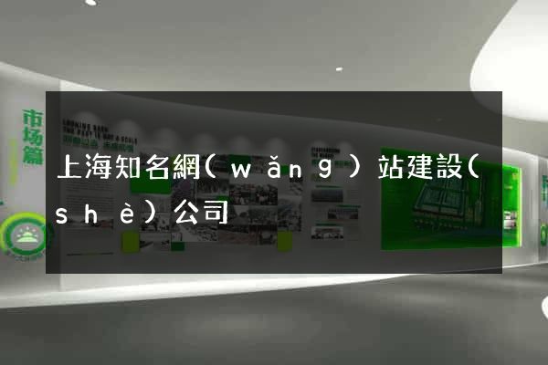 上海知名網(wǎng)站建設(shè)公司