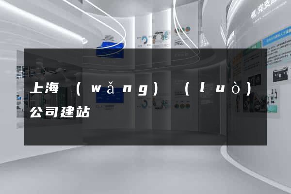 上海網(wǎng)絡(luò)公司建站