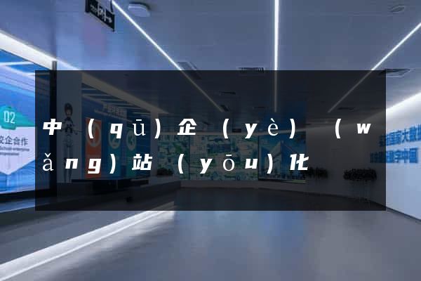 中區(qū)企業(yè)網(wǎng)站優(yōu)化