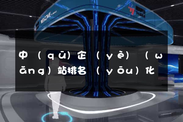 中區(qū)企業(yè)網(wǎng)站排名優(yōu)化