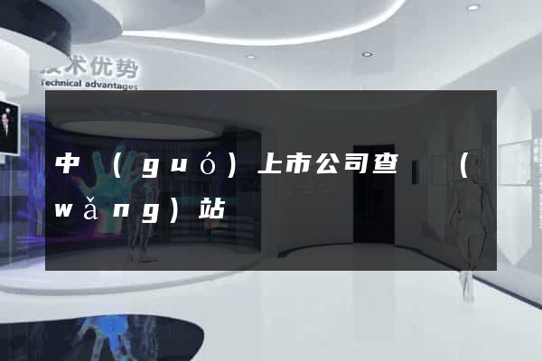中國(guó)上市公司查詢網(wǎng)站