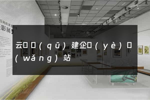 云龍區(qū)建企業(yè)網(wǎng)站