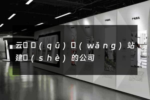 云龍區(qū)網(wǎng)站建設(shè)的公司