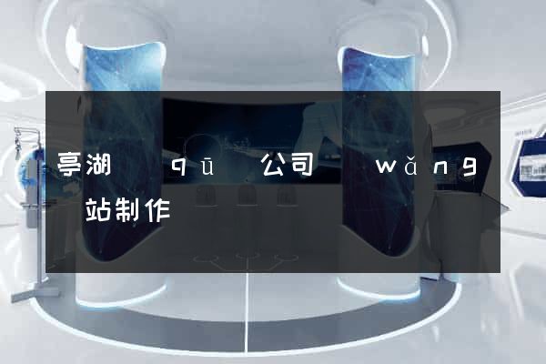亭湖區(qū)公司網(wǎng)站制作