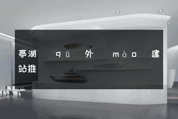 亭湖區(qū)外貿(mào)建站推廣