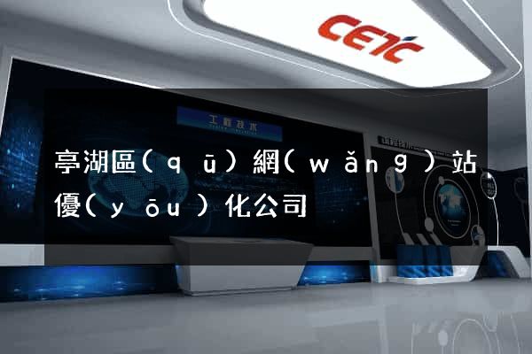 亭湖區(qū)網(wǎng)站優(yōu)化公司