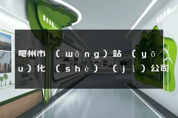 亳州市網(wǎng)站優(yōu)化設(shè)計(jì)公司