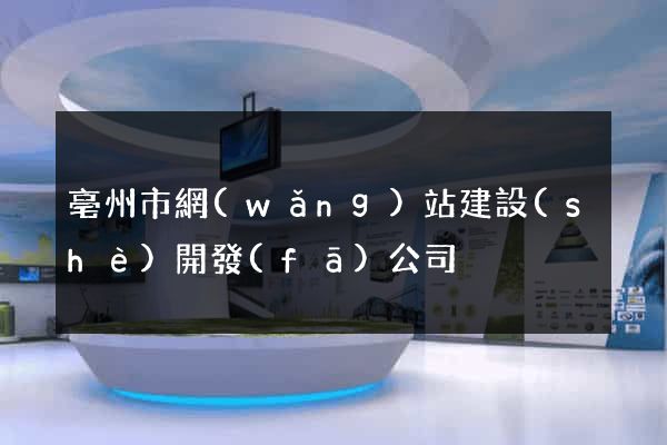 亳州市網(wǎng)站建設(shè)開發(fā)公司