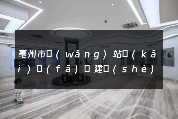 亳州市網(wǎng)站開(kāi)發(fā)與建設(shè)