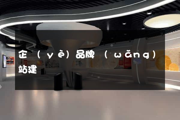 企業(yè)品牌網(wǎng)站建設