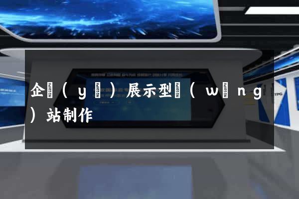 企業(yè)展示型網(wǎng)站制作