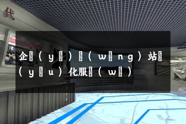 企業(yè)網(wǎng)站優(yōu)化服務(wù)