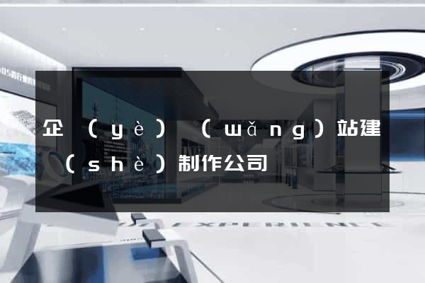 企業(yè)網(wǎng)站建設(shè)制作公司
