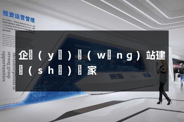 企業(yè)網(wǎng)站建設(shè)專家