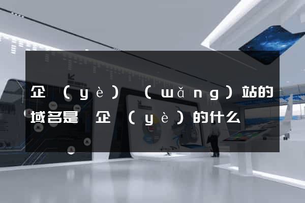 企業(yè)網(wǎng)站的域名是該企業(yè)的什么