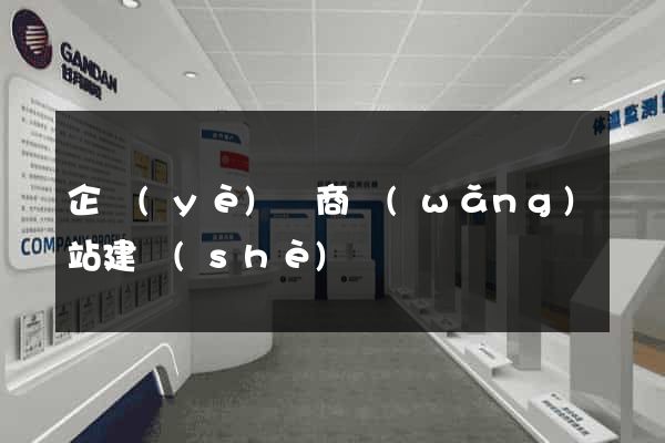 企業(yè)電商網(wǎng)站建設(shè)
