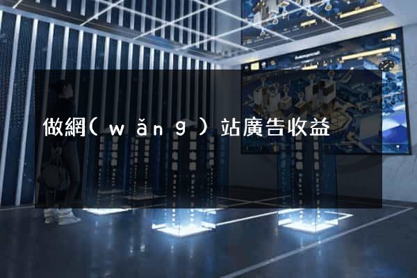 做網(wǎng)站廣告收益