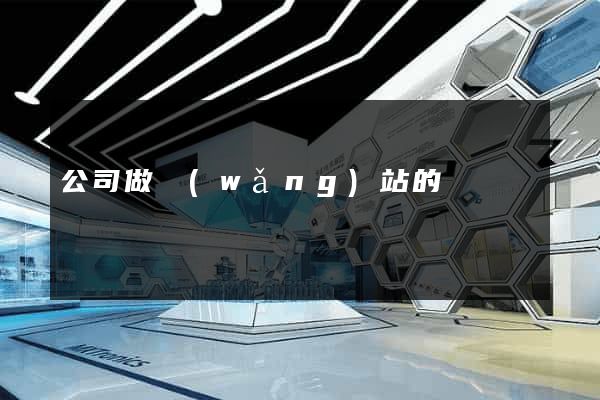 公司做網(wǎng)站的
