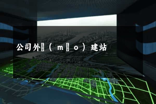 公司外貿(mào)建站