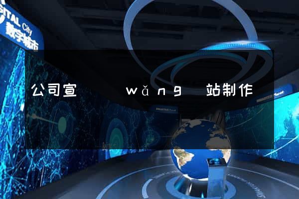 公司宣傳網(wǎng)站制作