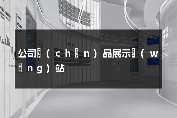 公司產(chǎn)品展示網(wǎng)站