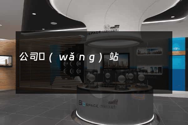 公司網(wǎng)站