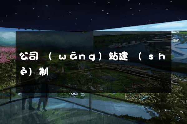 公司網(wǎng)站建設(shè)制