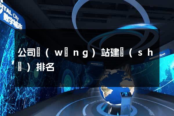 公司網(wǎng)站建設(shè)排名