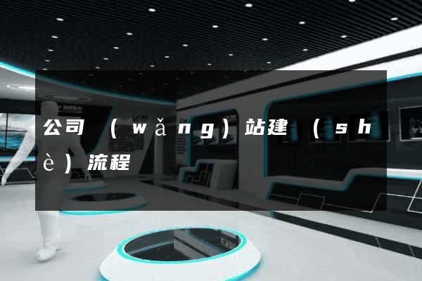 公司網(wǎng)站建設(shè)流程