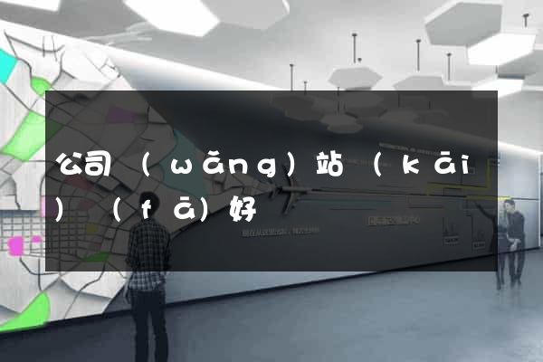 公司網(wǎng)站開(kāi)發(fā)好