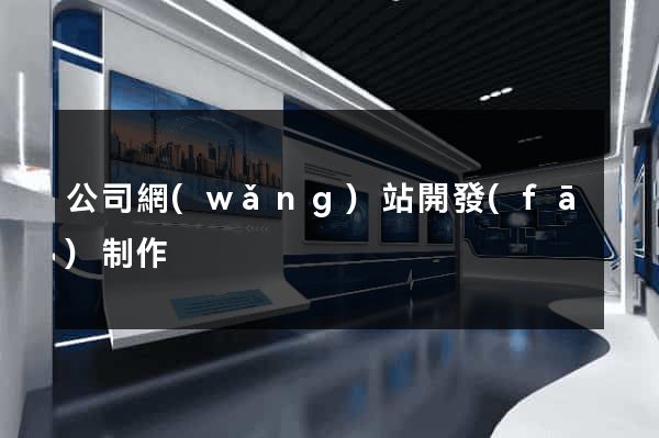公司網(wǎng)站開發(fā)制作