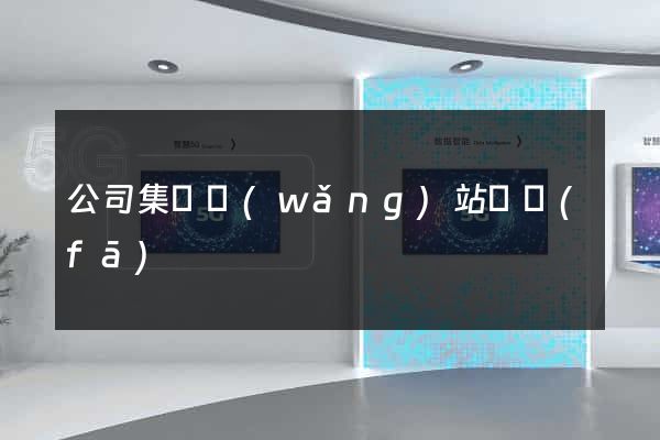 公司集團網(wǎng)站開發(fā)
