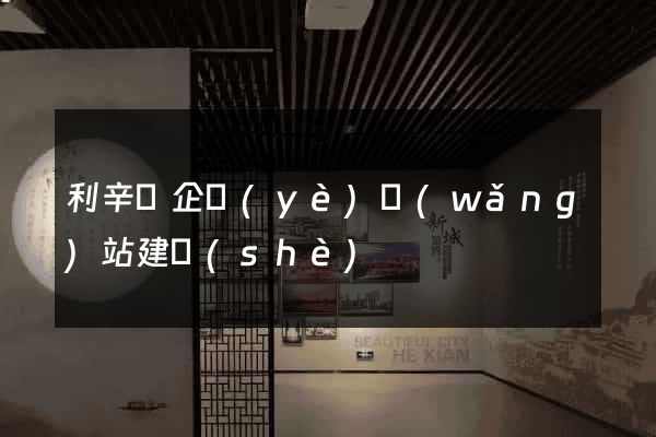 利辛縣企業(yè)網(wǎng)站建設(shè)