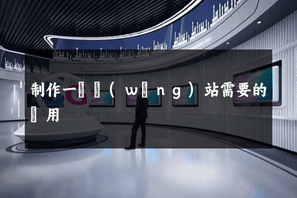 制作一個網(wǎng)站需要的費用