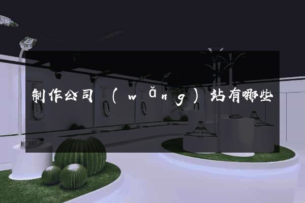 制作公司網(wǎng)站有哪些