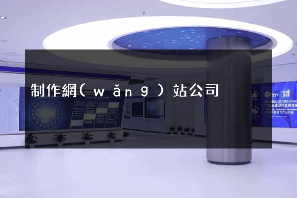 制作網(wǎng)站公司