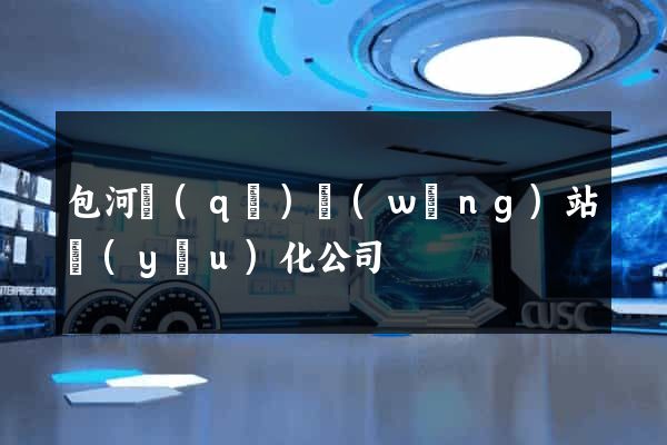 包河區(qū)網(wǎng)站優(yōu)化公司