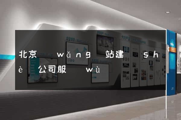 北京網(wǎng)站建設(shè)公司服務(wù)
