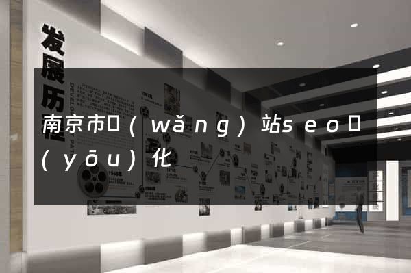 南京市網(wǎng)站seo優(yōu)化