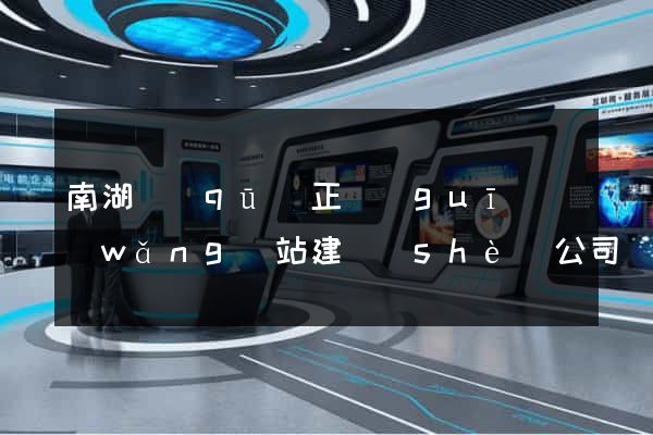 南湖區(qū)正規(guī)網(wǎng)站建設(shè)公司