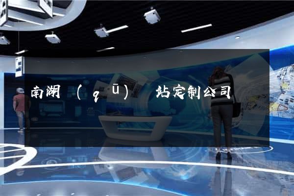 南湖區(qū)網站定制公司