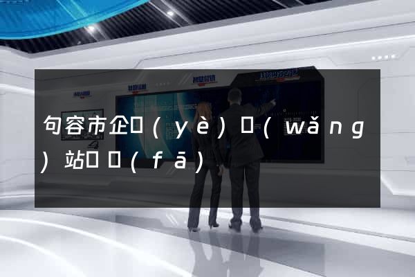 句容市企業(yè)網(wǎng)站開發(fā)